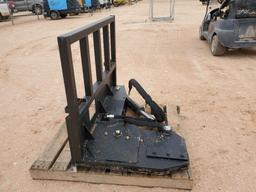 Unused Greatbear Tree Shear, Skid Steer Attachment