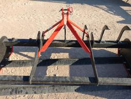 86" 3 Pt Hitch Box Blade