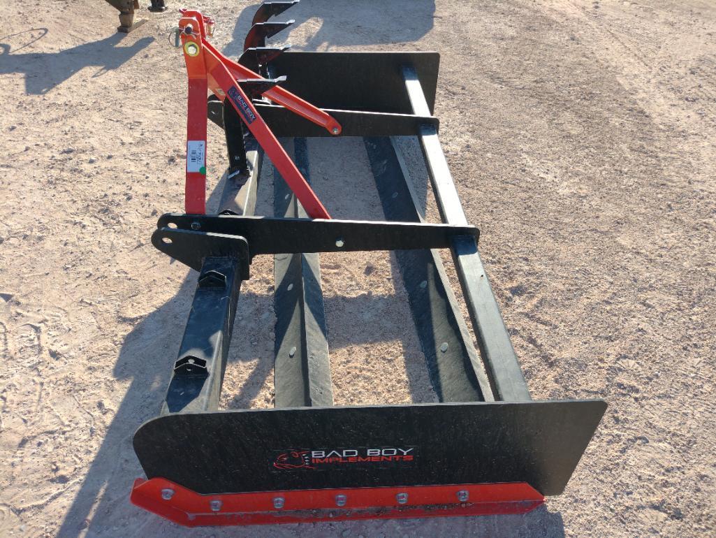 86" 3 Pt Hitch Box Blade