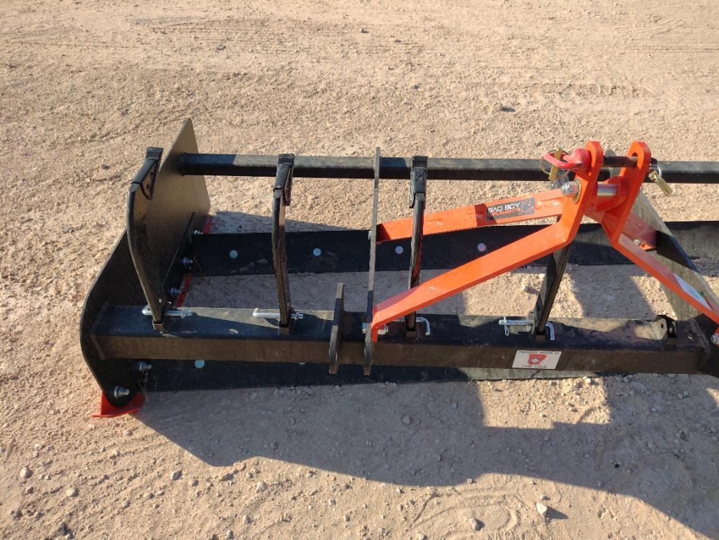 86" 3 Pt Hitch Box Blade