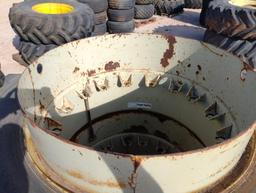 (2) Tractor Wheels & Tires 20.8 R 38