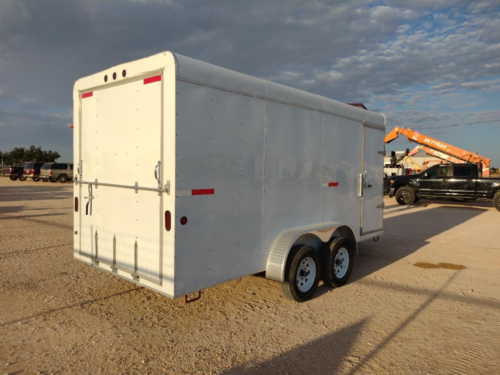 2021, 15Ft x 80" IAW Enclosed Trailer