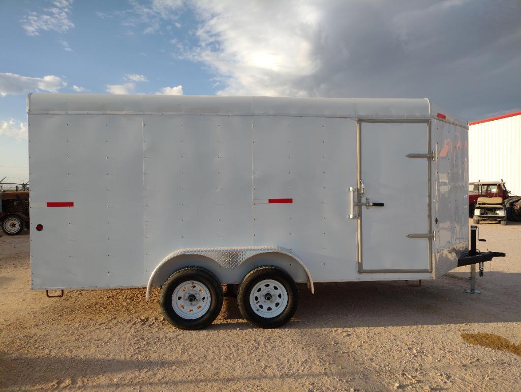 2021, 15Ft x 80" IAW Enclosed Trailer