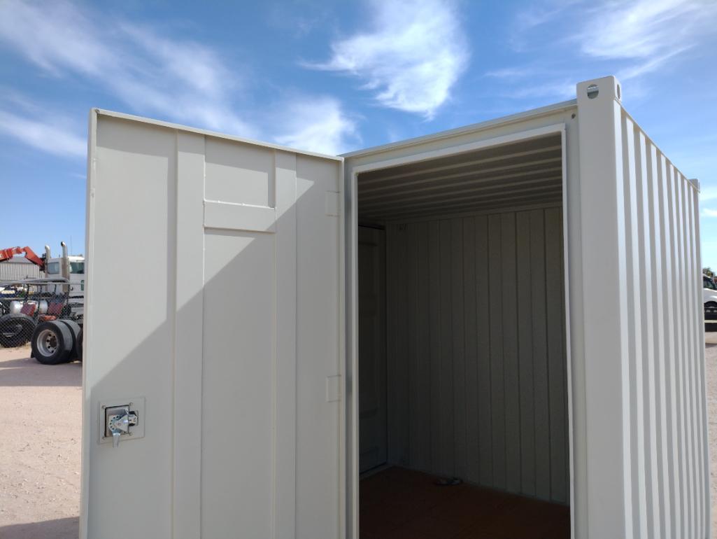 Unused 8ft x 6ft Container with 1 Side Door and a Window