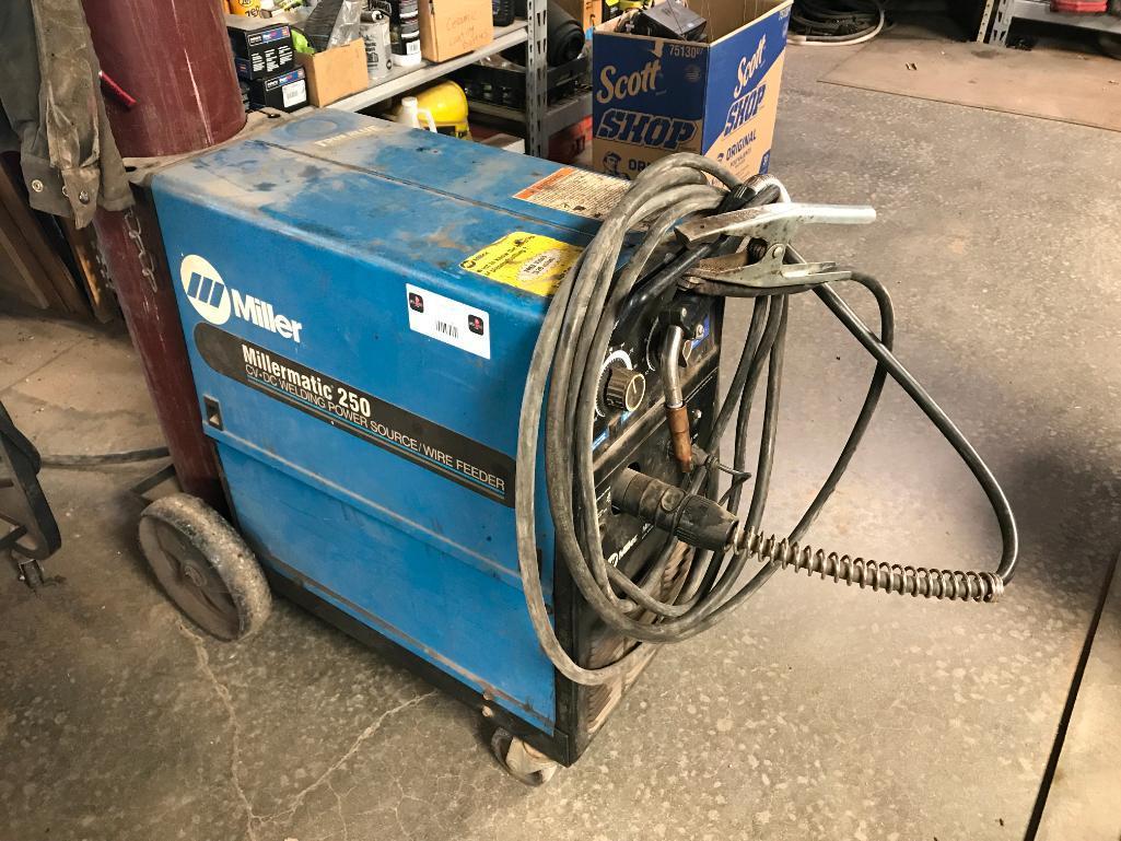 ...MILLERMATIC 250 WIRE WELDER WITH LEADS