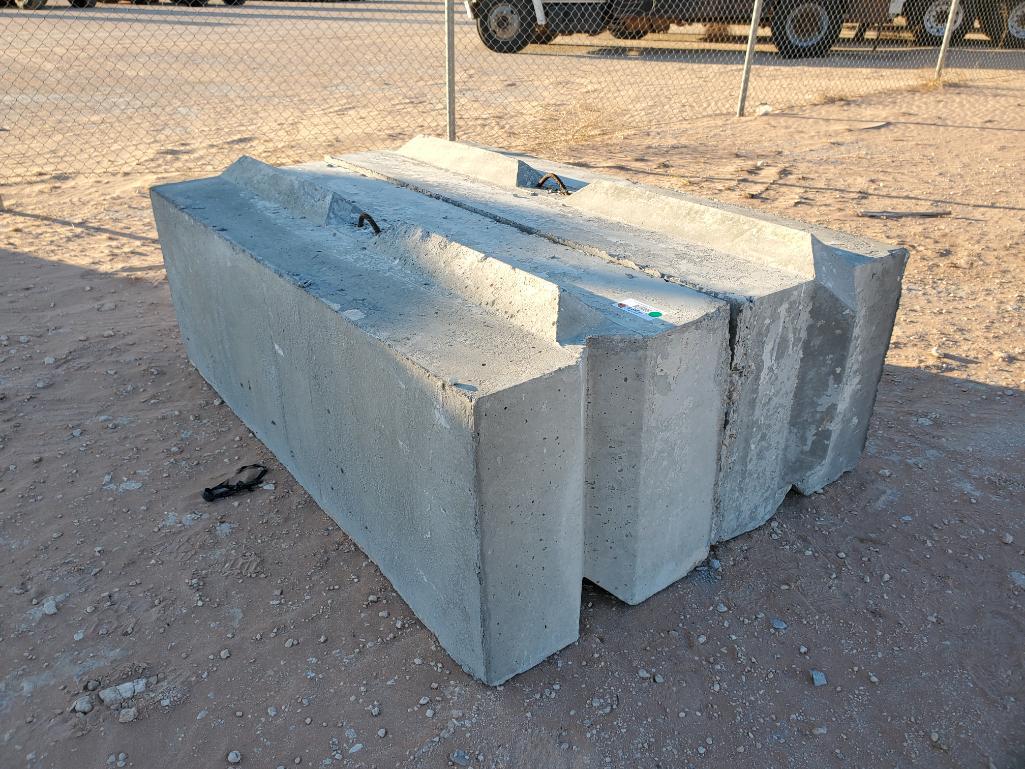 (2) Concrete Retaining Blocks 6ft X 2ft