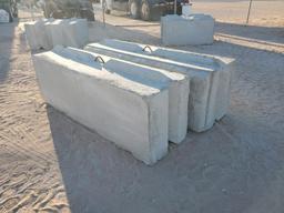 (2) Concrete Retaining Blocks 6ft X 2ft