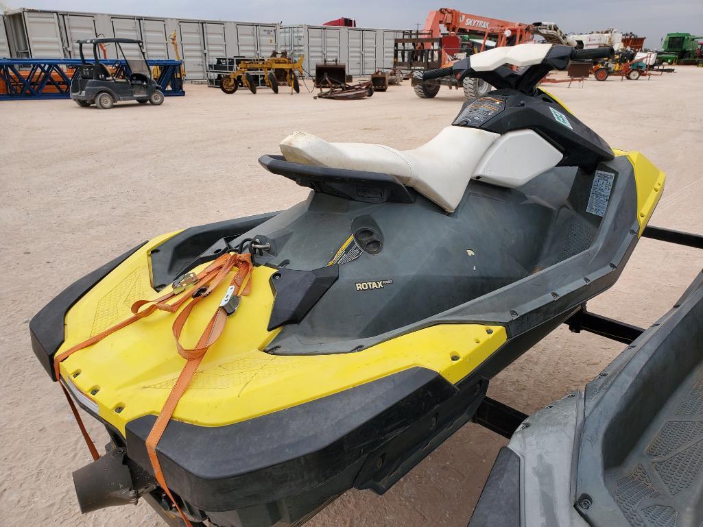 (2) 2014 Sea-Doo Jet Skis & Trailer