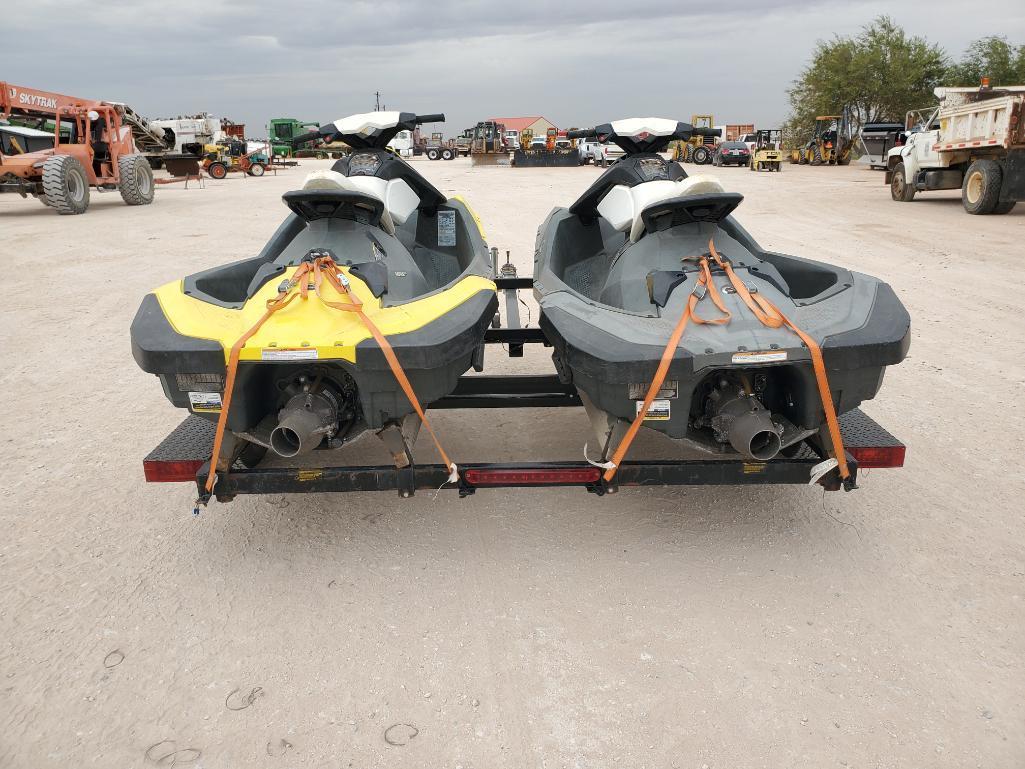 (2) 2014 Sea-Doo Jet Skis & Trailer