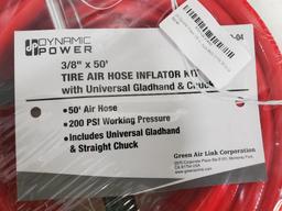 Unused 3/8'' Tire Air Hose Inflator Kit