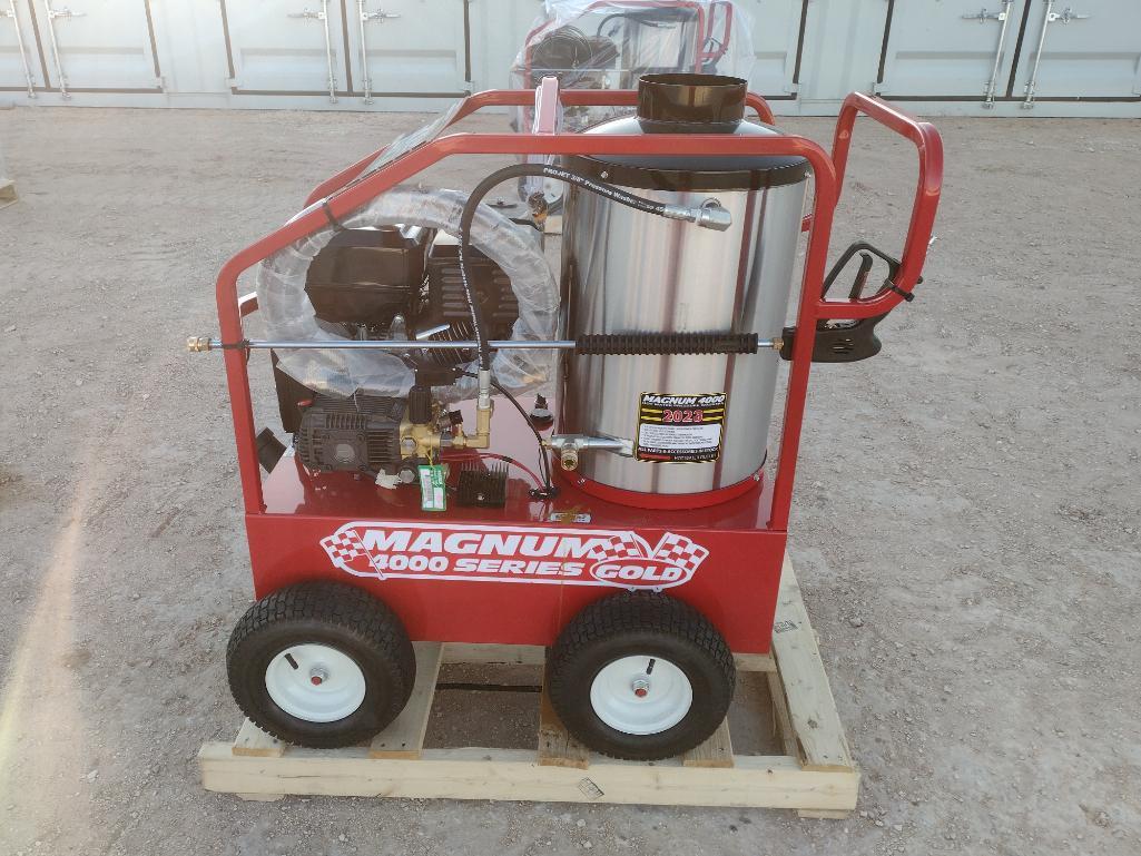 Unused Magnum 4000 Gold Series Hot Water Pressure Washer