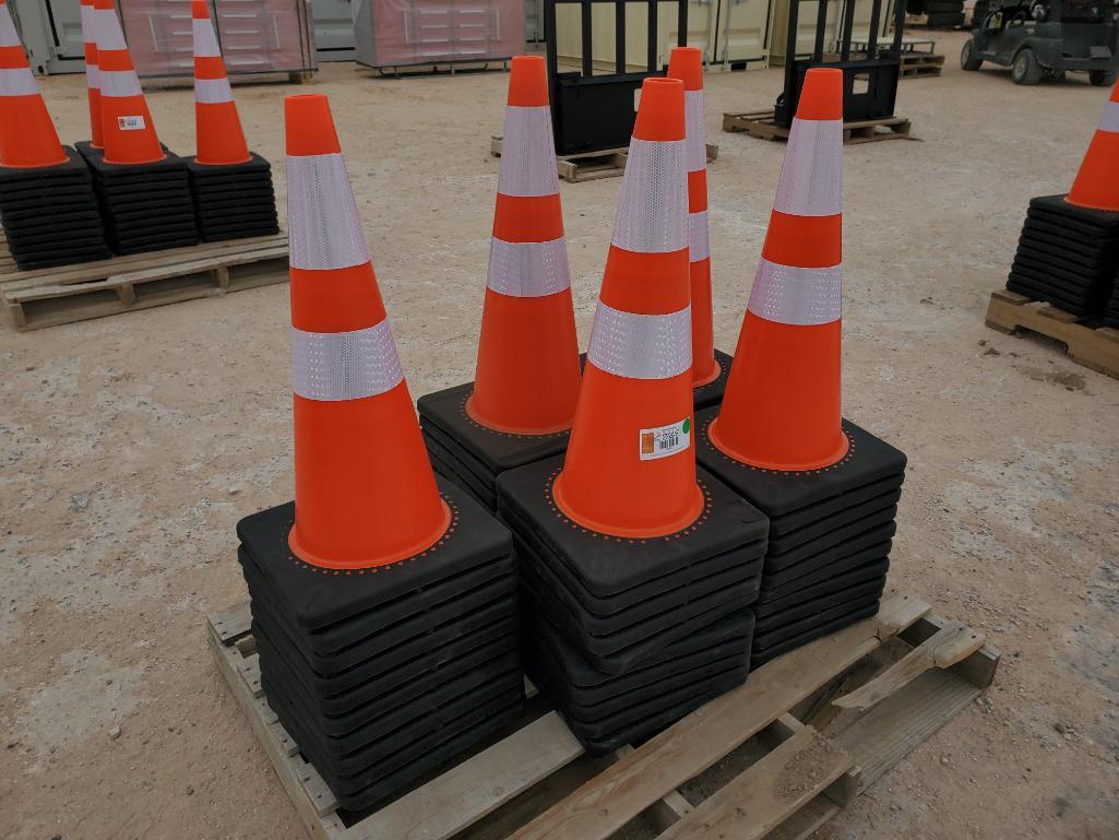 (50) Unused Safety Traffic Cones