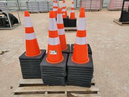 (50) Unused Safety Traffic Cones