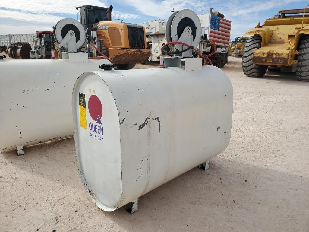 Oil Storage Tank with Hose Reel and Meter Counter