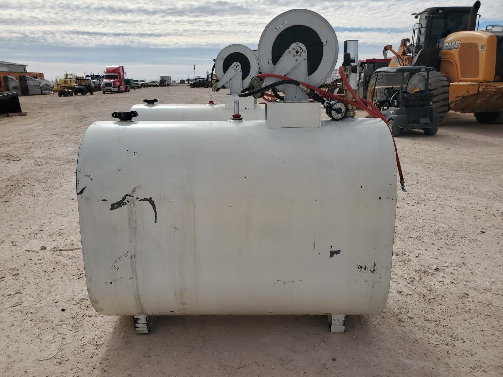 Oil Storage Tank with Hose Reel and Meter Counter