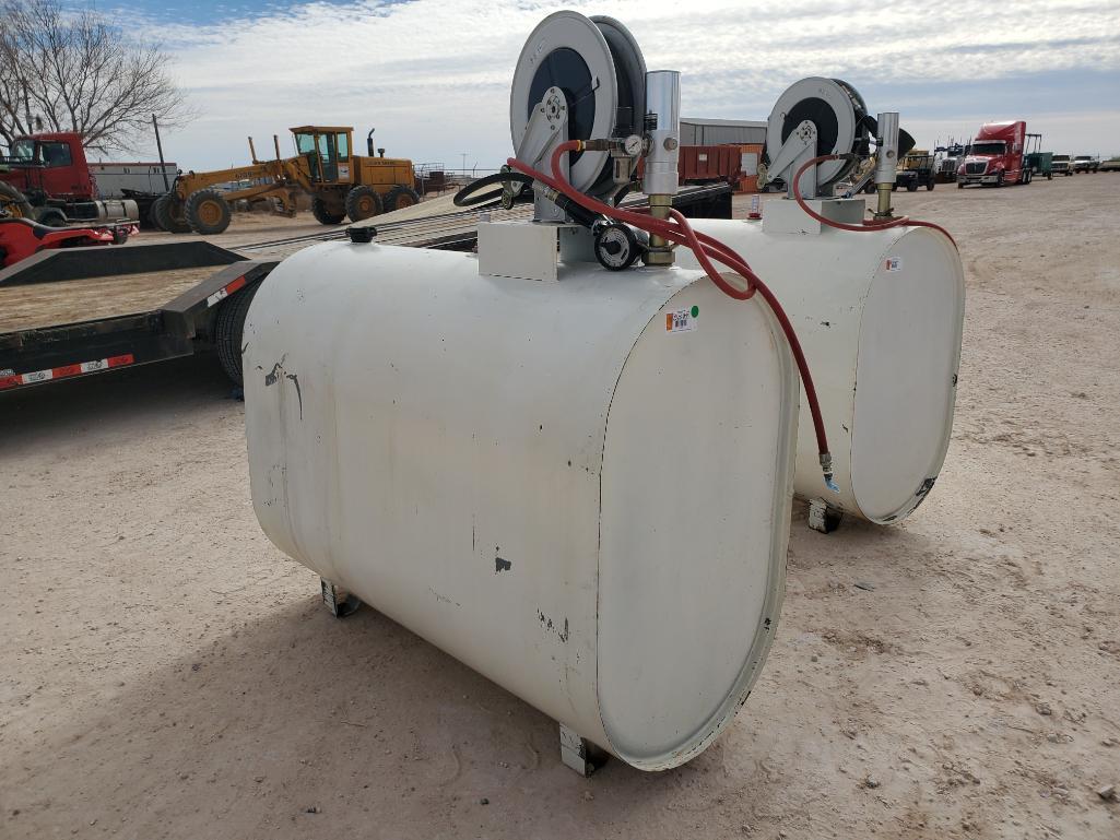 Oil Storage Tank with Hose Reel and Meter Counter