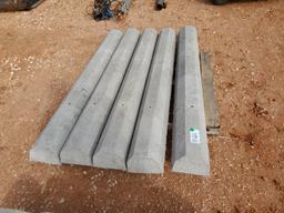 (5) Cement Parking Blocks