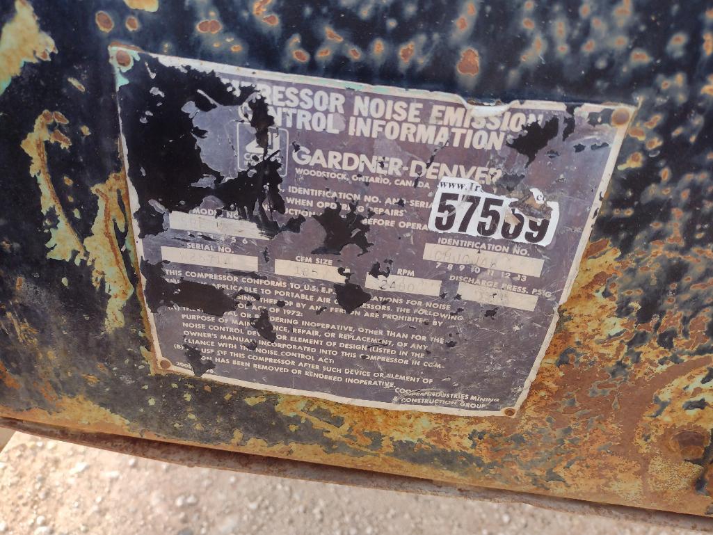 Gardner Denver SSFEBC Portable Air Compressor