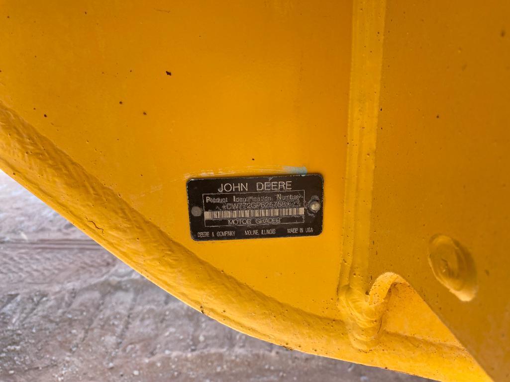 2009 John Deere 772GP Motor Grader
