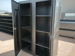 Unused 2 Door Storage Cabinet