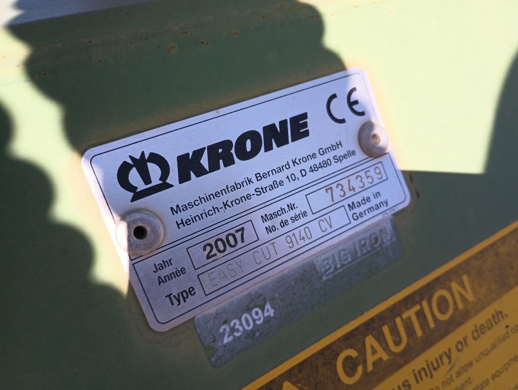 Krone EasyCut 9140 CV Mower