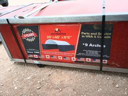 Unused Gold Mountain Dome Container Shelter 20' x 40' x 6'6''