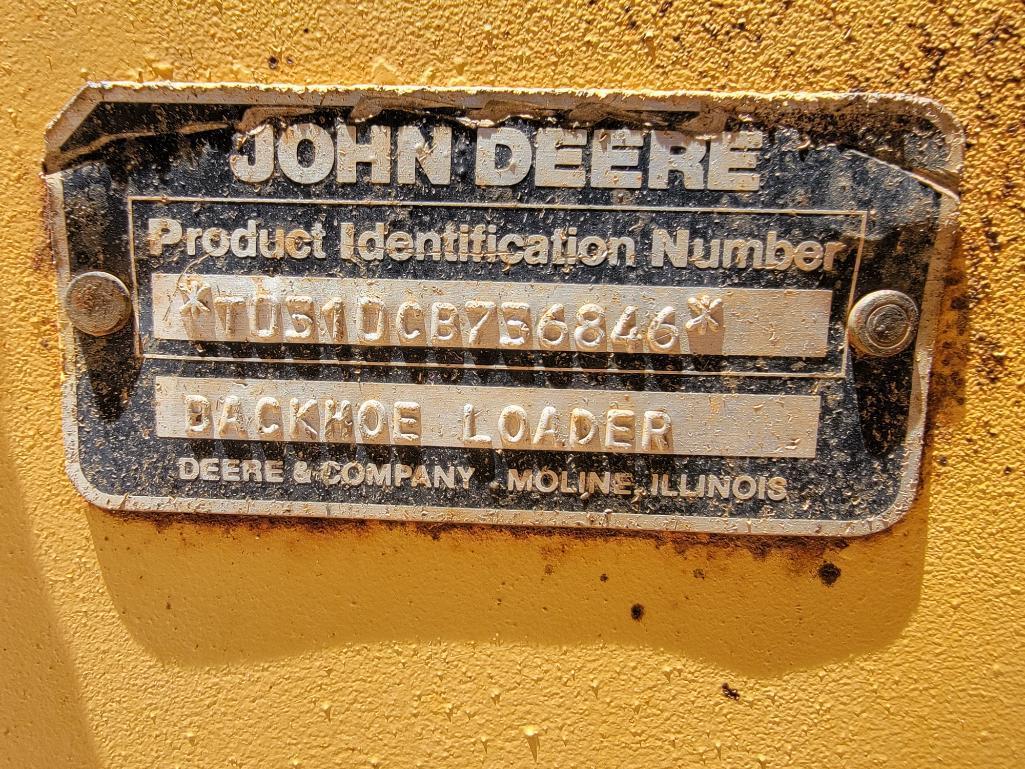 1987 John Deere 310C Backhoe