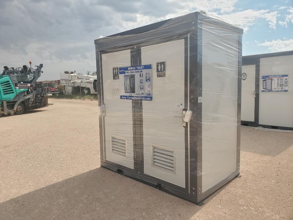 Unused Bastone Portable Toilets with Double Closestools