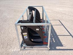 Unused Greatbear 78'' Hydraulic Root Grapple (Skid Steer Attachment)