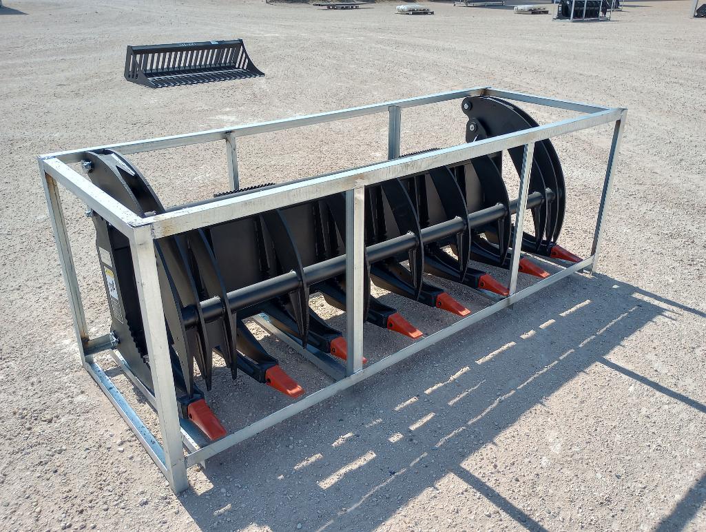 Unused Greatbear 78'' Hydraulic Root Grapple (Skid Steer Attachment)