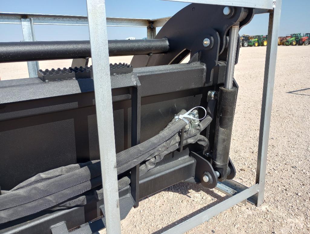 Unused Greatbear 78'' Hydraulic Root Grapple (Skid Steer Attachment)