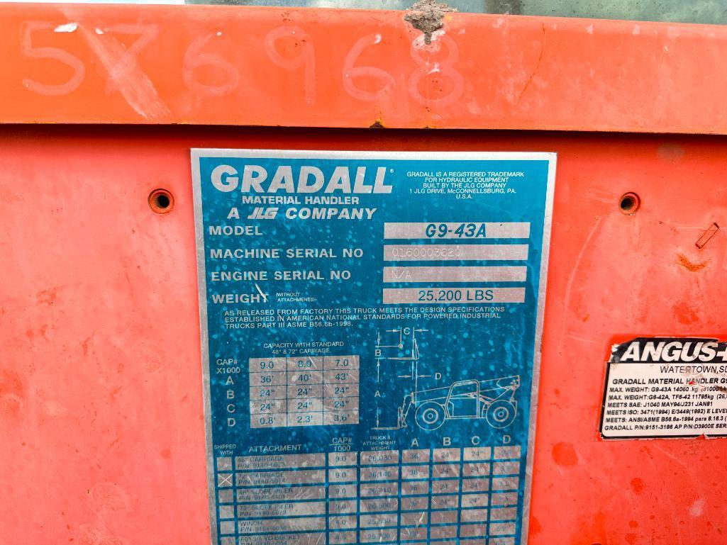 JLG/Gradall G9-43A Telescopic Forklift
