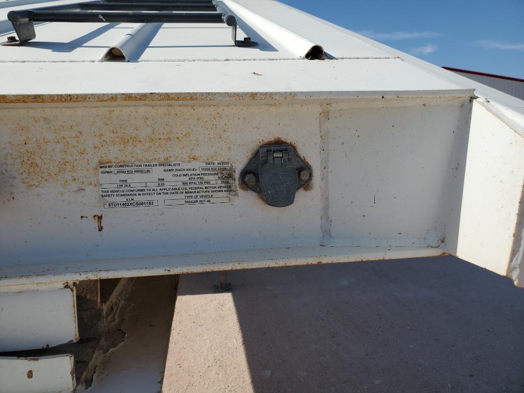 2012 CTS Belly Dump Trailer