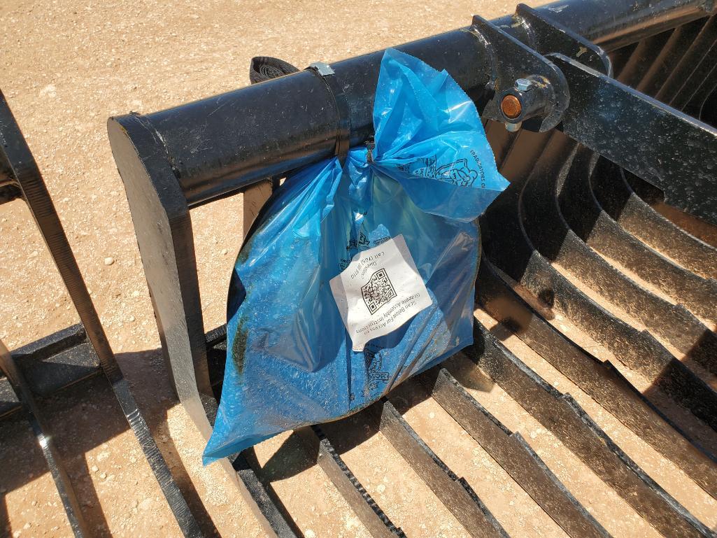 Unused KC 76" Skeleton Grapple Bucket (Skid Steer Attachment)