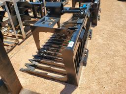 Unused KC 76" Skeleton Grapple Bucket (Skid Steer Attachment)