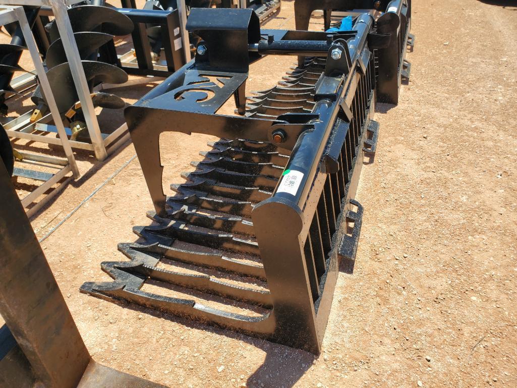 Unused KC 76" Skeleton Grapple Bucket (Skid Steer Attachment)