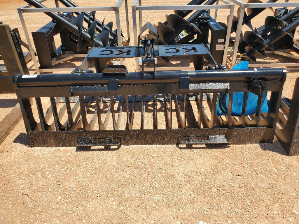 Unused KC 76" Skeleton Grapple Bucket (Skid Steer Attachment)