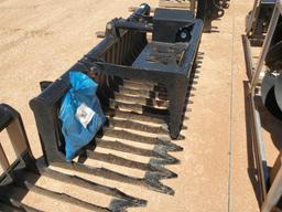Unused KC 76" Skeleton Grapple Bucket (Skid Steer Attachment)