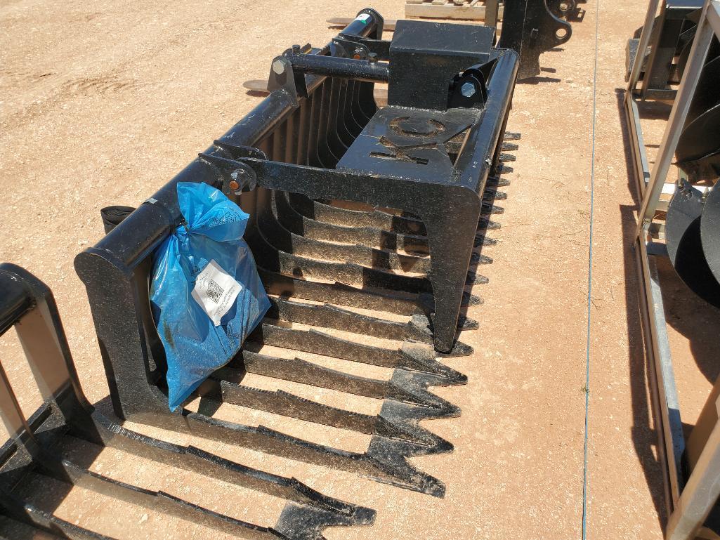 Unused KC 76" Skeleton Grapple Bucket (Skid Steer Attachment)