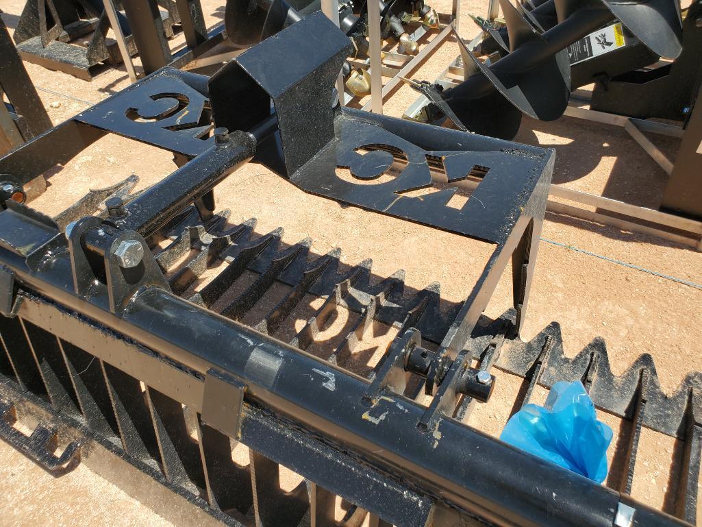 Unused KC 76" Skeleton Grapple Bucket (Skid Steer Attachment)
