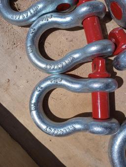 Unused Screw Pin Anchor Shackles