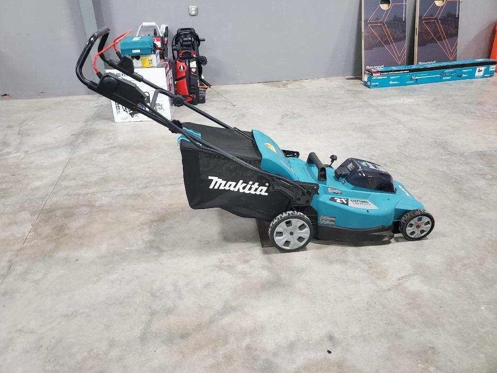 Makita 36V ( 2 x 18V ) Electric Push Mower