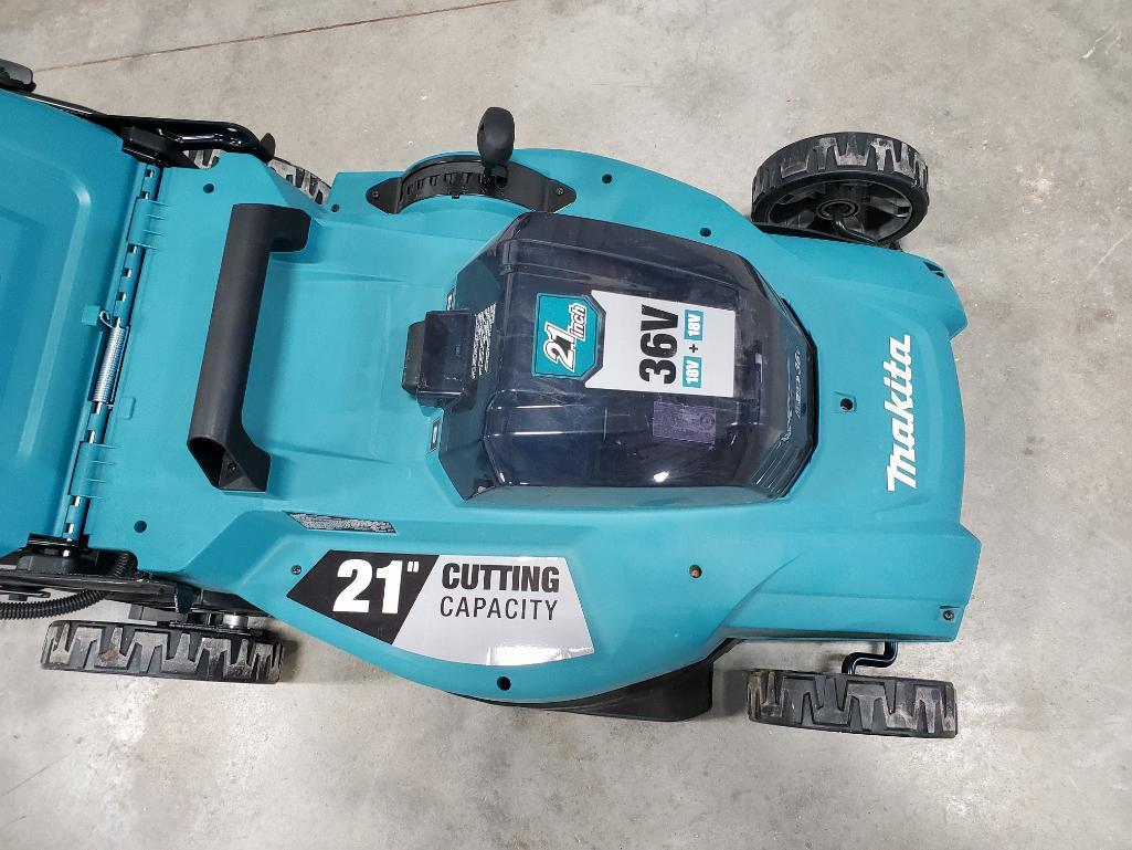 Makita 36V ( 2 x 18V ) Electric Push Mower