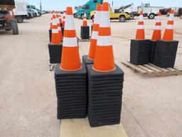 (50) Unused Safety Traffic Cones