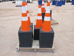 (50) Unused Safety Traffic Cones