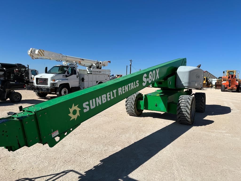 2015 Genie S-80X Telescopic Manlift
