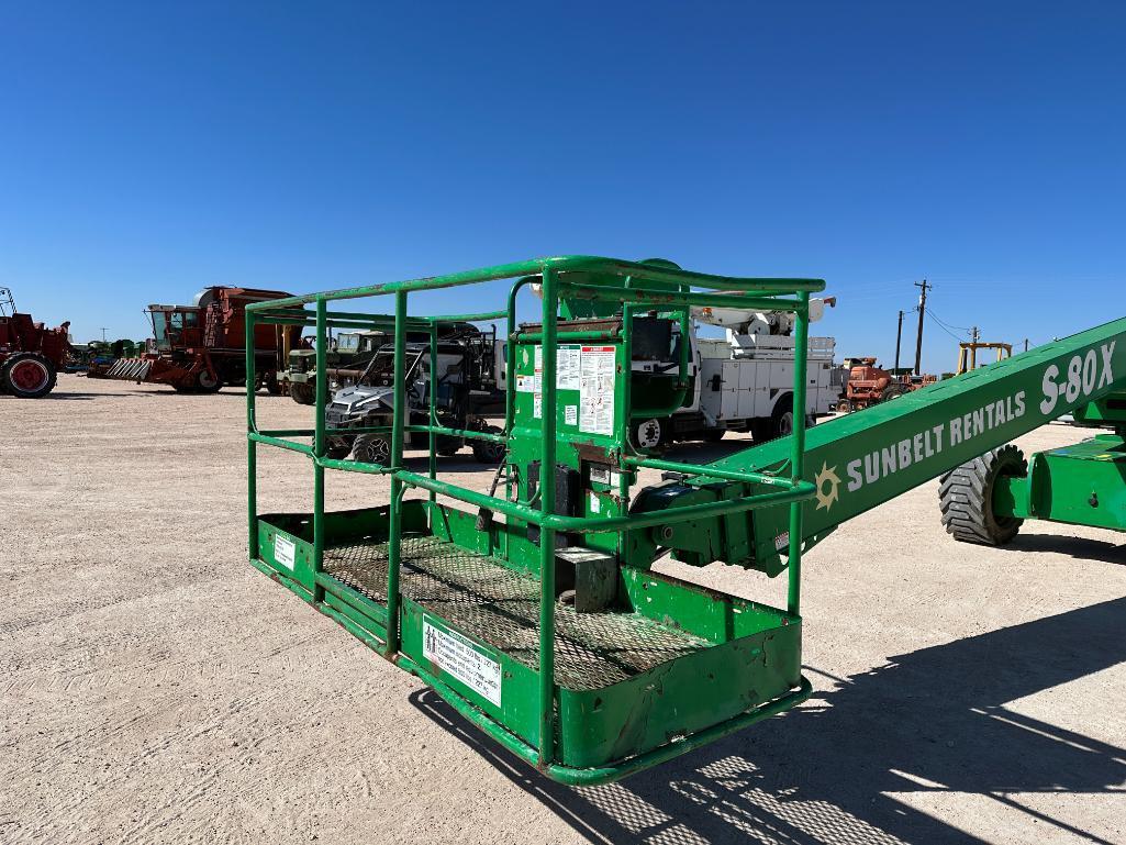 2015 Genie S-80X Telescopic Manlift