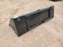 Unused DE-AX 72'' Skid Steer Bucket