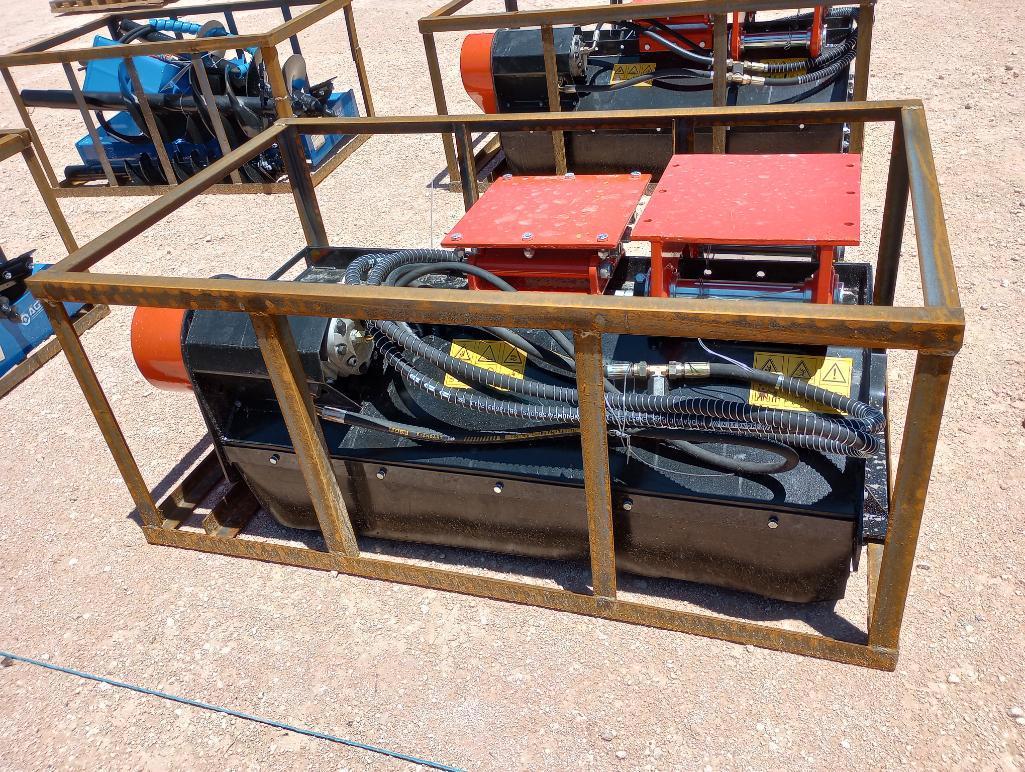 Unused AGROTK EXFLM115 Brush Flail Mower/Excavator Attachment