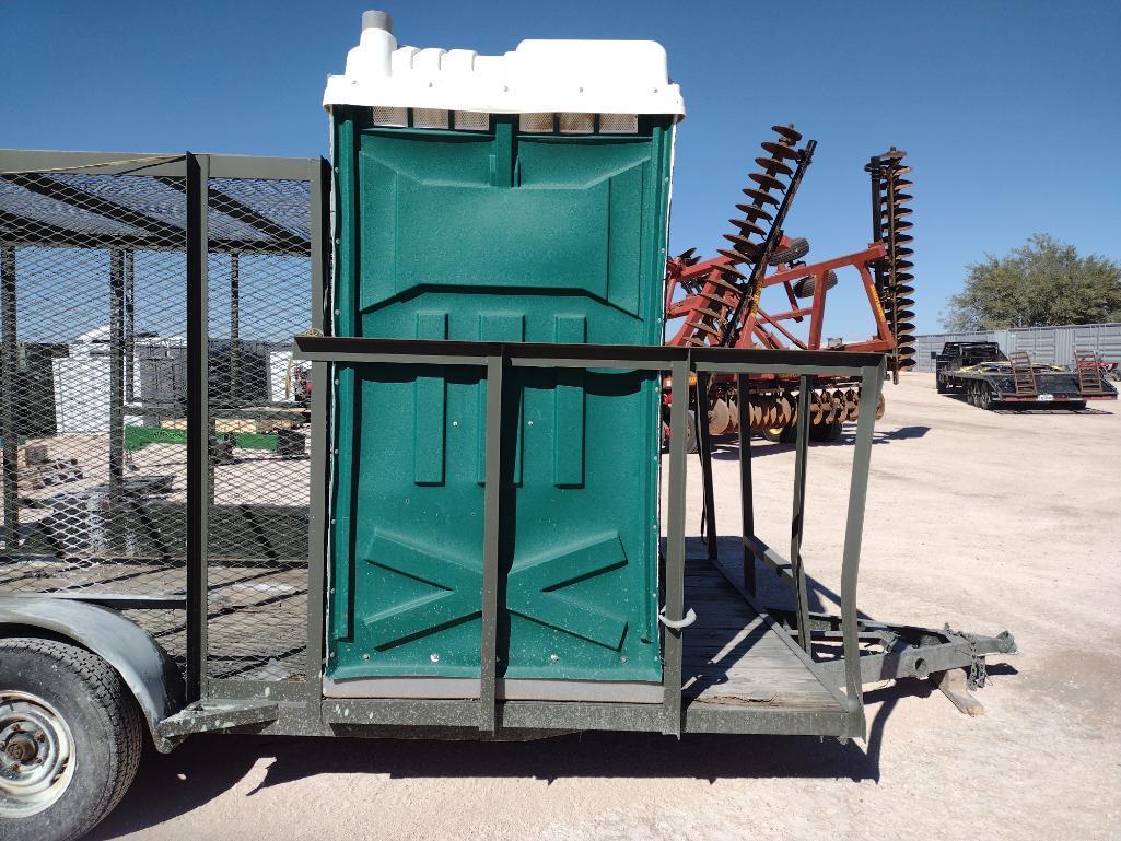 Trash Trailer w/2 Porta Potties